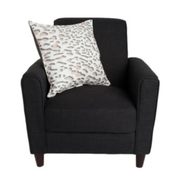 Canaan Lawson Animal Print Pillow in Blush 20" X 20" NWT Accent Decor Couch - Picture 1 of 2